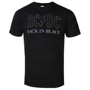 Tričko metal ROCK OFF AC-DC Back In Black černá L