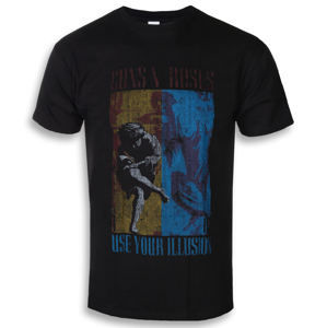 Tričko metal ROCK OFF Guns N' Roses Use Your Illusion černá S