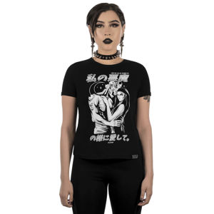 tričko KILLSTAR Demon Lover Ringer Top černá XL