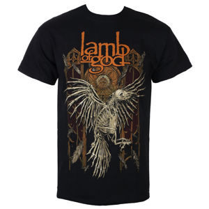 Tričko metal ROCK OFF Lamb of God Crow černá S