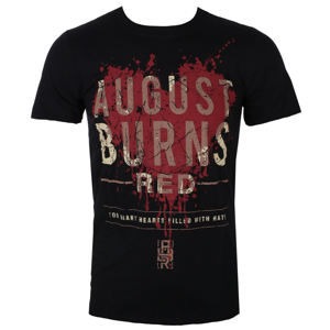 Tričko metal ROCK OFF August Burns Red Heart Filled černá XL