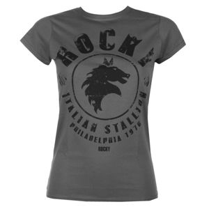 tričko dámské Rocky - Italian Stallion - DarkGrey - HYBRIS - MGM-5-ROCK007-H14-3-AZ L