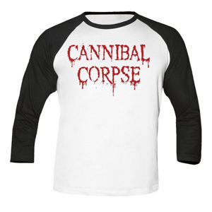 Tričko metal NUCLEAR BLAST Cannibal Corpse Dripping logo BASEBALL černá XXL