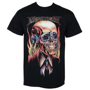 Tričko metal PLASTIC HEAD Megadeth FLAMING VIC černá XXL