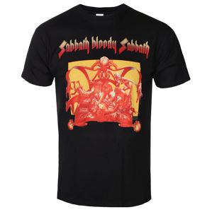 Tričko metal ROCK OFF Black Sabbath Sabbath Bloody Sabbath černá