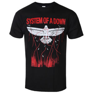 Tričko metal ROCK OFF System of a Down Dove Overcome černá XXL