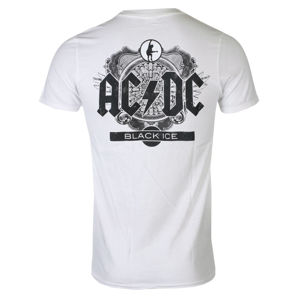 tričko pánské AC/DC - F&B - Black Ice - WHT - ROCK OFF - ACDCBPTSP40MW M