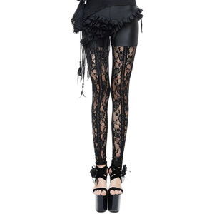 kalhoty gothic DEVIL FASHION Ghost Dance Gothic Mesh XL