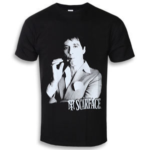 tričko pánské Scarface - Tony Montana Portrait - Black - HYBRIS - UV-1-SF001-H39-11-BK