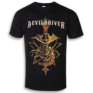 Tričko metal NAPALM RECORDS Devildriver Cowboy černá