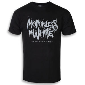 Tričko metal ROCK OFF Motionless in White Graveyard Logo černá XL