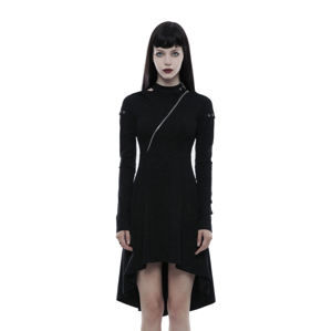 šaty dámské PUNK RAVE - Tech Noir - OPQ-236/BK XL-XXL
