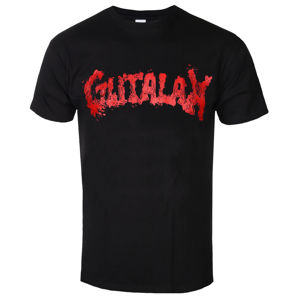 Tričko metal ROTTEN ROLL REX Gutalax Red Logo černá