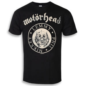 Tričko metal ROCK OFF Motörhead Undercover Seal Newsprint černá S