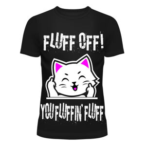 tričko dámské CUPCAKE CULT - FLUFFING FLUFF - BLACK - POI1066 M