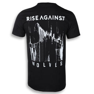 Tričko metal KINGS ROAD Rise Against Wolves Pocket černá XXL