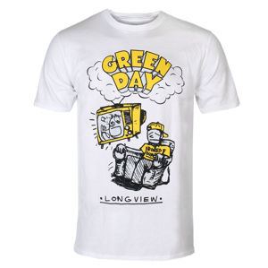 tričko pánské Green Day - Longview - WHT - ROCK OFF - GDTS24MW M