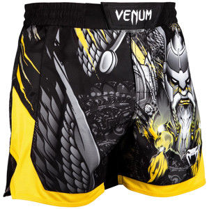 boxérské kraťasy pánské Venum - Viking 2.0 - Black/Yellow - Venum-03414-111