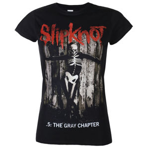 Tričko metal ROCK OFF Slipknot The Gray černá L