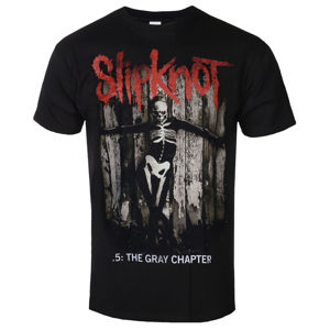 Tričko metal ROCK OFF Slipknot The Gray černá XXL