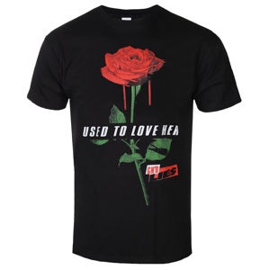 Tričko metal ROCK OFF Guns N' Roses Used To Love Her Rose černá