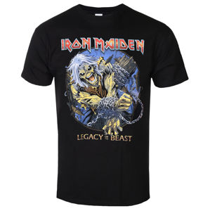 Tričko metal ROCK OFF Iron Maiden Eddie černá XL