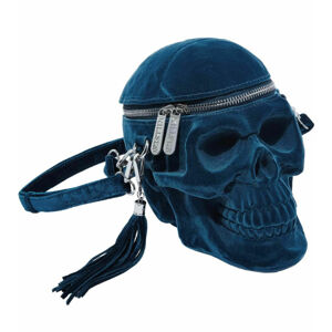 kabelka (taška) KILLSTAR - Grave Digger Skull - BLUE - KSRA003091