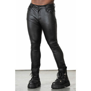 kalhoty pánské KILLSTAR - Hendrik Jeans - Black - KSRA005207 L