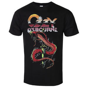 Tričko metal ROCK OFF Ozzy Osbourne Vintage Snake černá