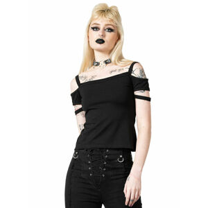tričko dámské KILLSTAR - Huntly Bardot - Black - KSRA005579 XL