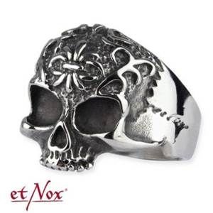 prsten ETNOX - Ornament Skull - SR1415 54