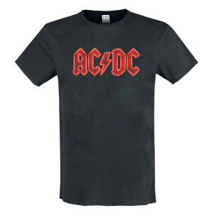 Tričko metal AMPLIFIED AC-DC I POWER UP LOGO černá XS
