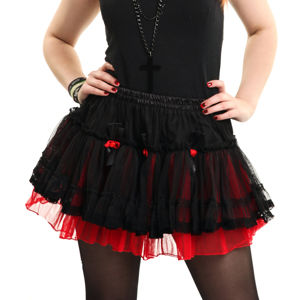 sukně dámská POIZEN INDUSTRIES - K Mini - Black/Red S/M