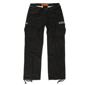 kalhoty pánské WEST COAST CHOPPERS - M-65 CARGO PANTS - Vintage black - WCCBR105ZW
