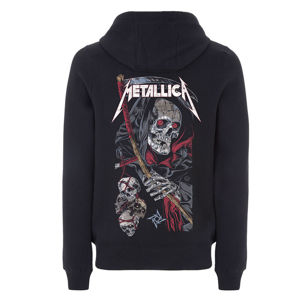 mikina s kapucí NNM Metallica Death Reaper černá XXL