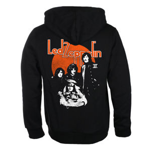 mikina s kapucí NNM Led Zeppelin Orange Circle černá L