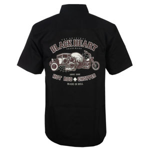košile pánská BLACK HEART - REVELATION - BLACK - 008-0028-BLK XL