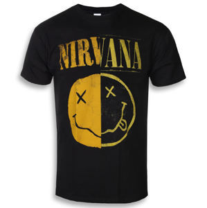 Tričko metal PLASTIC HEAD Nirvana SPLICED SMILEY černá XXL