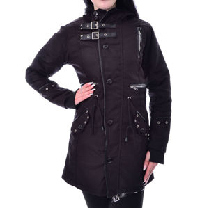 kabát dámský zimní Poizen Industries - LIASON - BLACK - POI830