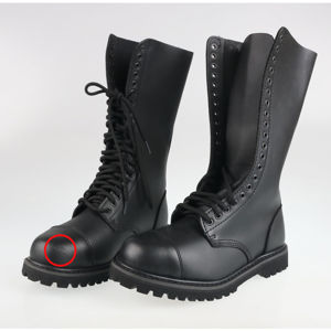boty kožené 20dírkové BRANDIT - Phantom Black - 9004/2 - POŠKOZENÉ - MA471 41