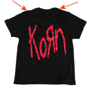 tričko pánské Korn - Logo - MC222 - POŠKOZENÉ - MA511 S