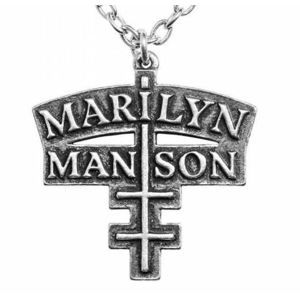 obojek ALCHEMY GOTHIC - Marilyn Manson - " T " Cross - PP519