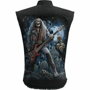 košile pánská bez rukávů (vesta) SPIRAL - GRIM ROCKER - Black - 114T201M602 XL