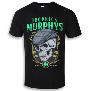 Tričko metal KINGS ROAD Dropkick Murphys Skelly Skull černá S
