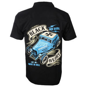 košile pánská BLACK HEART - BH BRUISER - BLACK - 008-0016-BLK