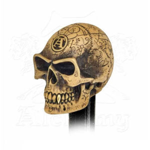 hlavice řadící páky ALCHEMY GOTHIC - Omega Skull - V48