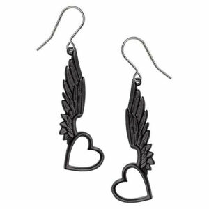 náušnice ALCHEMY GOTHIC -  Passion Wings of Love - E465