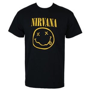 tričko metal PLASTIC HEAD Nirvana SMILEY LOGO černá S