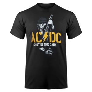 Tričko metal F.B.I. AC-DC Power Up černá S