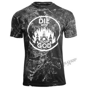 tričko hardcore AMENOMEN DIE WITH YOUR GOD černá